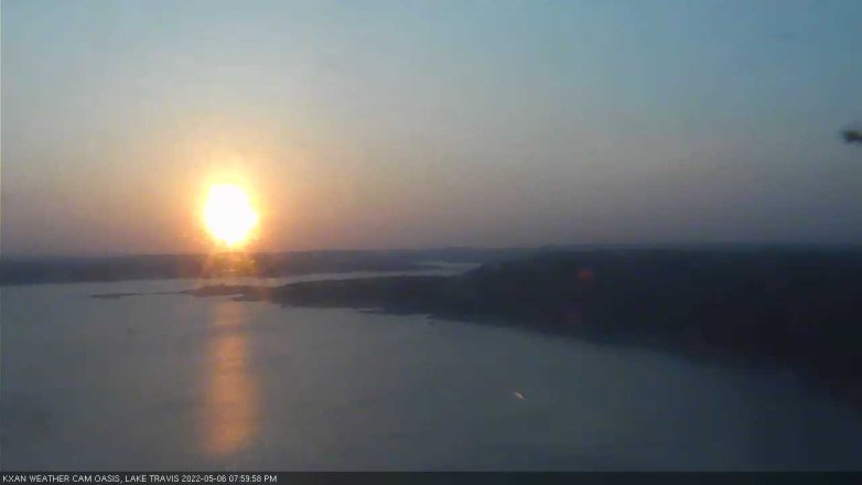 Lake Travis webcam, May 6, 2022 8:00 PM CT