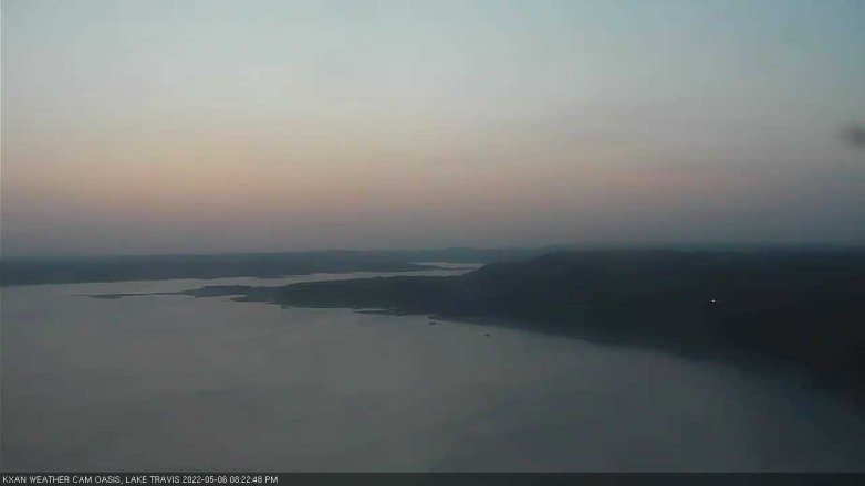 Lake Travis webcam, May 6, 2022 8:25 PM CT