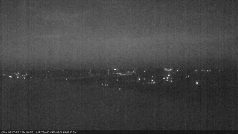 Lake Travis webcam, May 6, 2022 9:00 PM CT