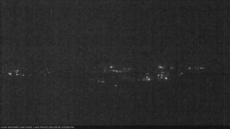 Lake Travis webcam, May 6, 2022 11:00 PM CT