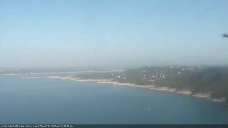 Lake Travis webcam, May 7, 2022 9:00 AM CT