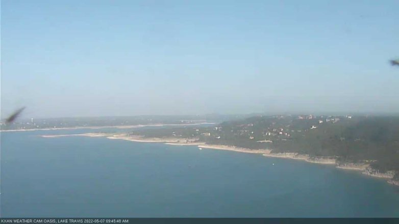 Lake Travis webcam, May 7, 2022 9:45 AM CT