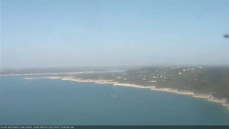 Lake Travis webcam, May 7, 2022 10:45 AM CT