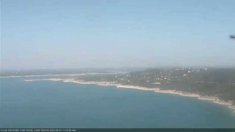 Lake Travis webcam, May 7, 2022 11:25 AM CT