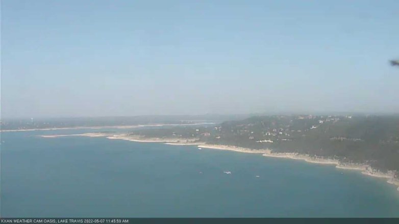 Lake Travis webcam, May 7, 2022 11:45 AM CT