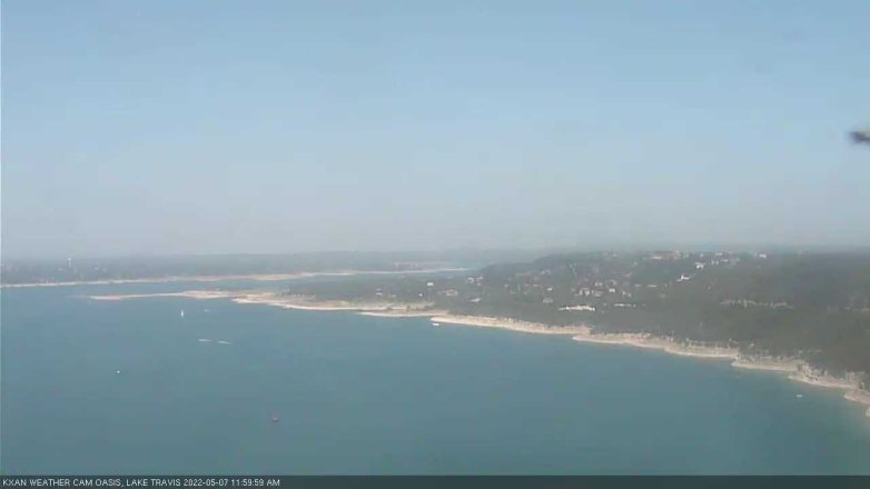 Lake Travis webcam, May 7, 2022 12:00 PM CT
