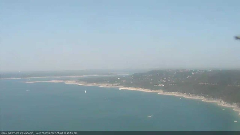 Lake Travis webcam, May 7, 2022 12:45 PM CT