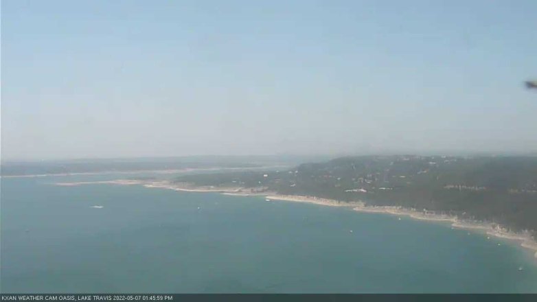 Lake Travis webcam, May 7, 2022 1:45 PM CT