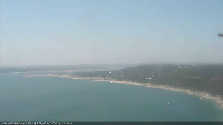 Lake Travis webcam, May 7, 2022 2:00 PM CT
