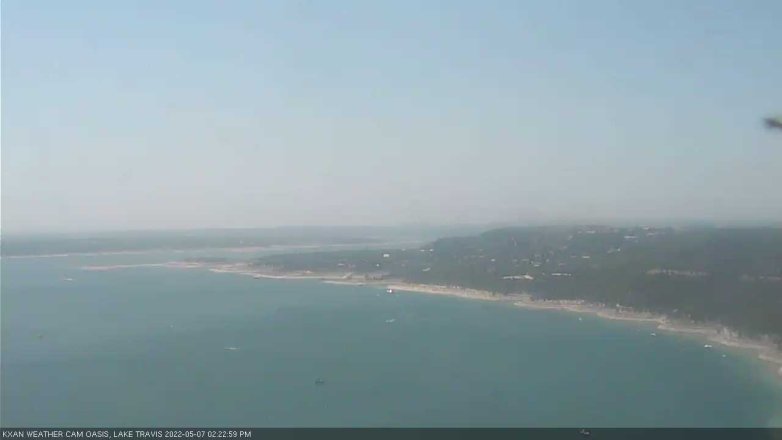Lake Travis webcam, May 7, 2022 2:25 PM CT