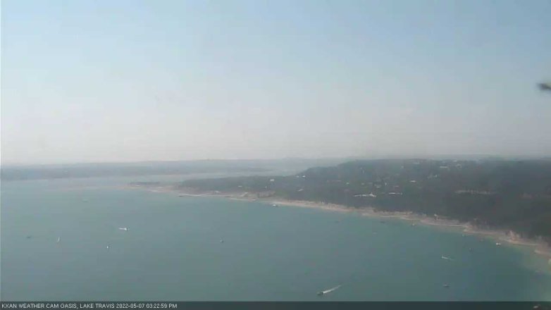 Lake Travis webcam, May 7, 2022 3:25 PM CT