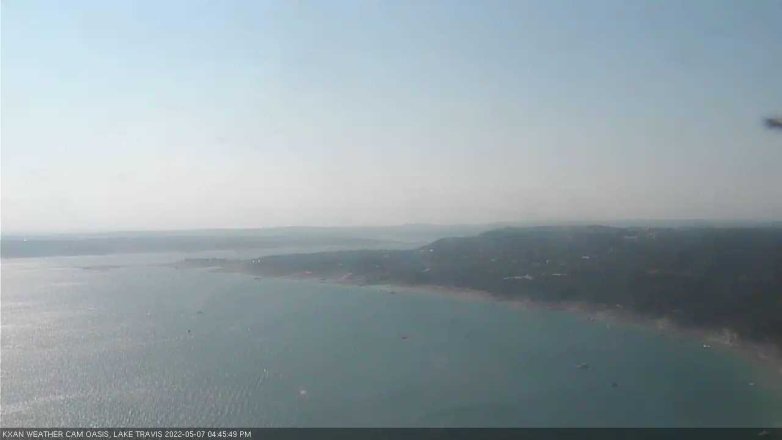 Lake Travis webcam, May 7, 2022 4:45 PM CT