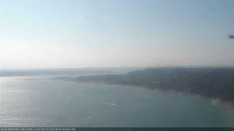 Lake Travis webcam, May 7, 2022 5:00 PM CT