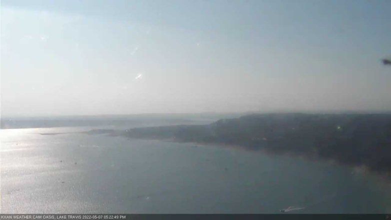 Lake Travis webcam, May 7, 2022 5:25 PM CT
