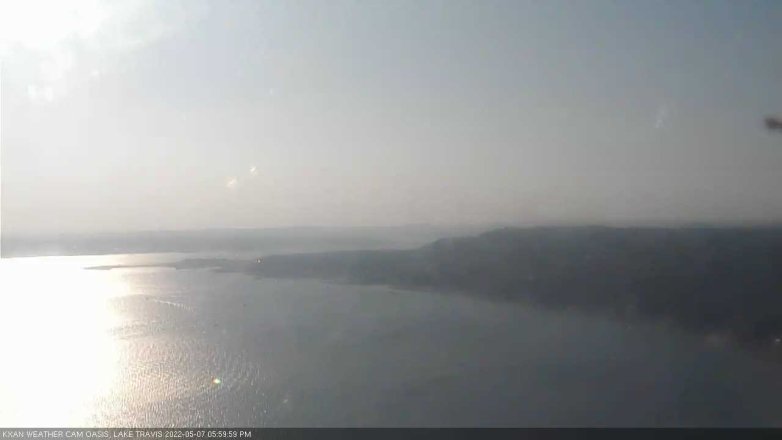 Lake Travis webcam, May 7, 2022 6:00 PM CT