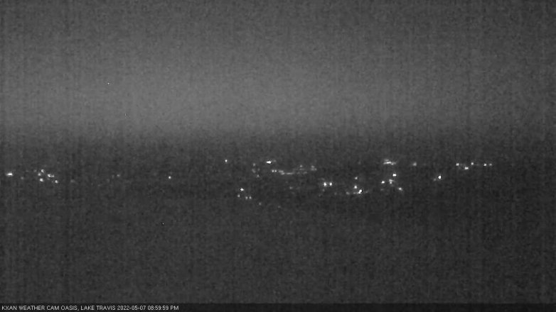 Lake Travis webcam, May 7, 2022 9:00 PM CT