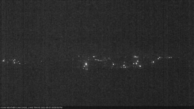 Lake Travis webcam, May 7, 2022 10:00 PM CT