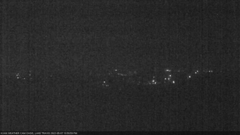 Lake Travis webcam, May 7, 2022 11:00 PM CT