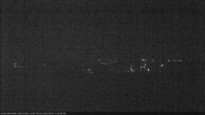 Lake Travis webcam, May 7, 2022 11:25 PM CT