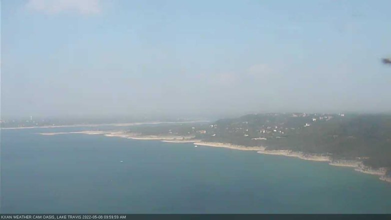 Lake Travis webcam, May 8, 2022 10:00 AM CT