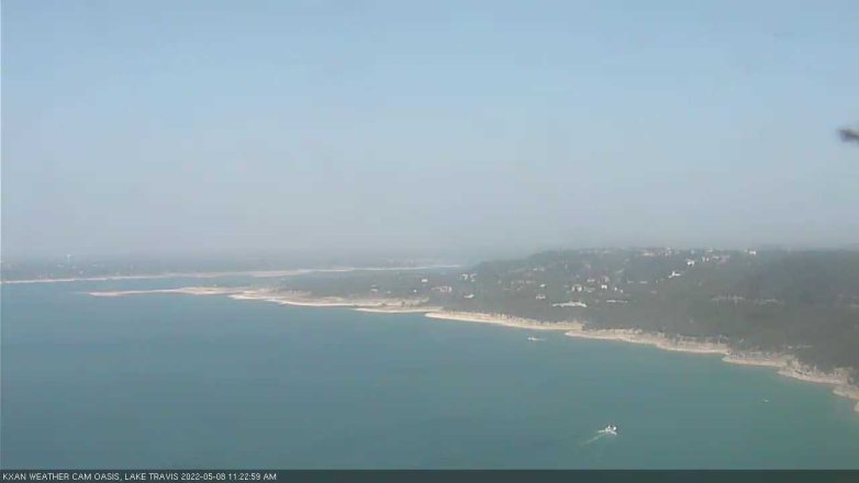 Lake Travis webcam, May 8, 2022 11:25 AM CT
