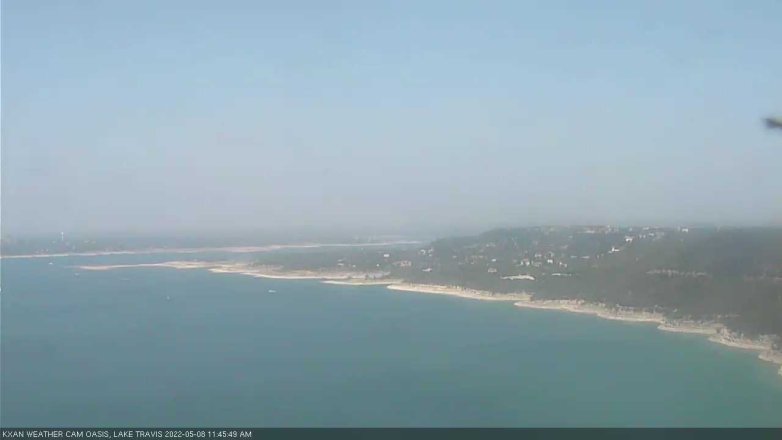 Lake Travis webcam, May 8, 2022 11:45 AM CT