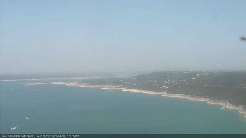 Lake Travis webcam, May 8, 2022 12:25 PM CT
