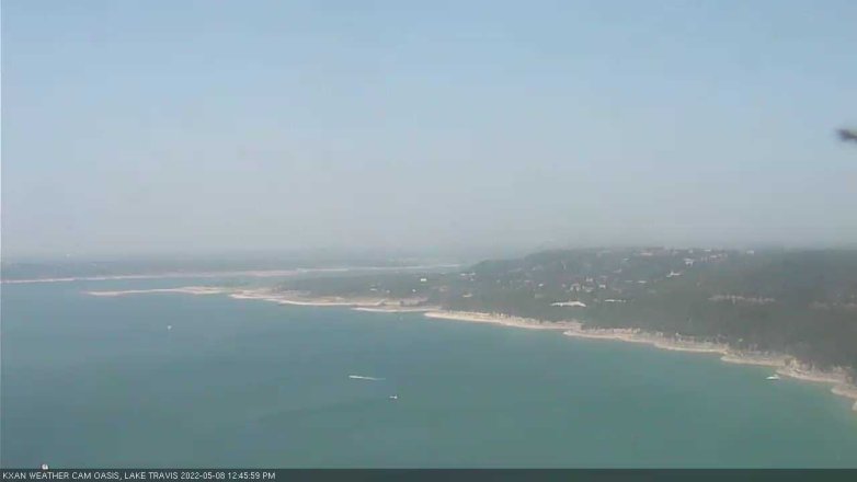 Lake Travis webcam, May 8, 2022 12:45 PM CT