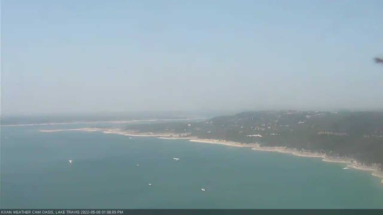 Lake Travis webcam, May 8, 2022 1:00 PM CT