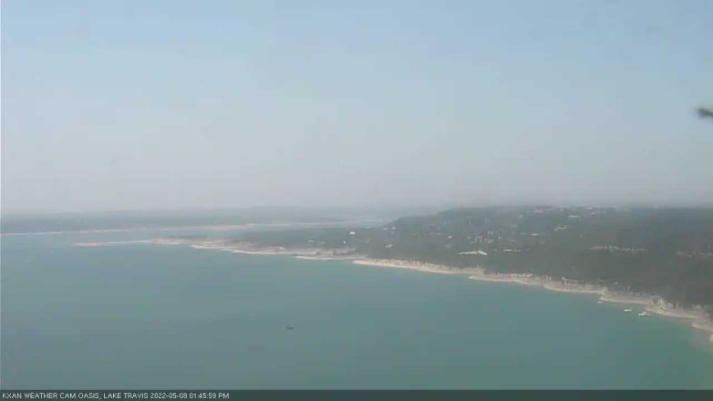 Lake Travis webcam, May 8, 2022 1:45 PM CT
