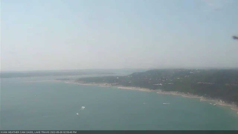 Lake Travis webcam, May 8, 2022 3:00 PM CT