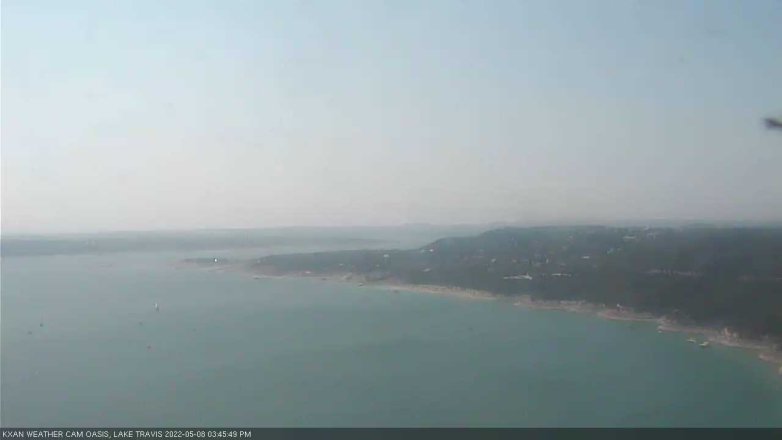 Lake Travis webcam, May 8, 2022 3:45 PM CT