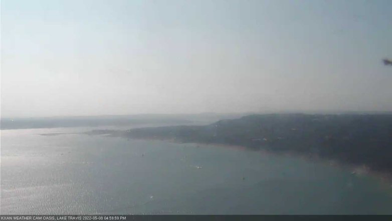 Lake Travis webcam, May 8, 2022 5:00 PM CT