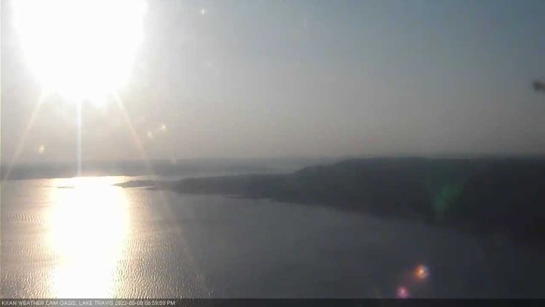 Lake Travis webcam, May 8, 2022 7:00 PM CT