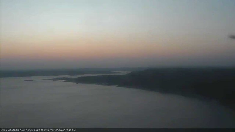 Lake Travis webcam, May 8, 2022 8:25 PM CT