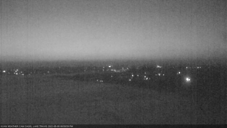 Lake Travis webcam, May 8, 2022 9:00 PM CT