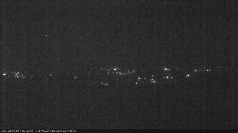 Lake Travis webcam, May 8, 2022 9:25 PM CT