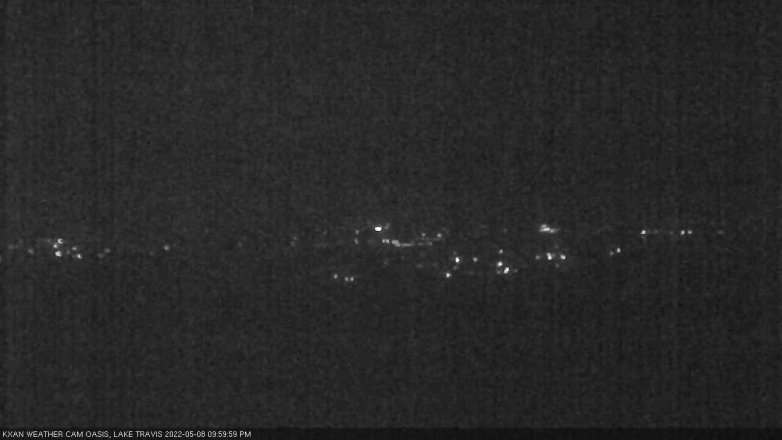 Lake Travis webcam, May 8, 2022 10:00 PM CT