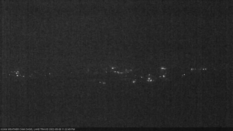 Lake Travis webcam, May 8, 2022 11:25 PM CT