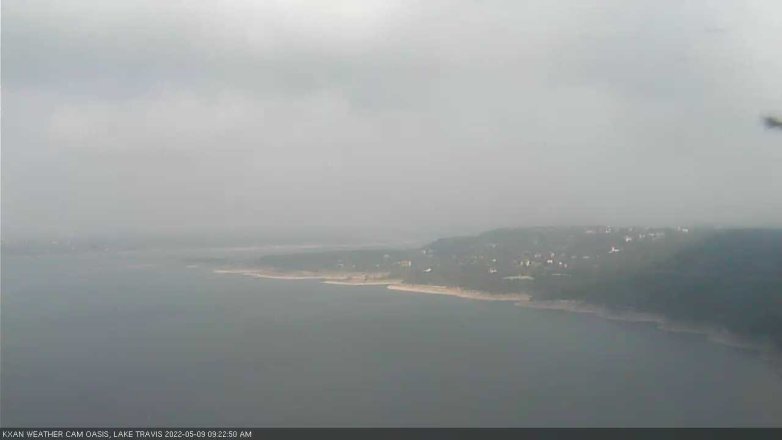 Lake Travis webcam, May 9, 2022 9:25 AM CT