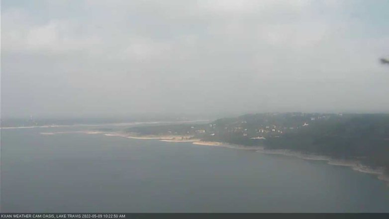 Lake Travis webcam, May 9, 2022 10:25 AM CT