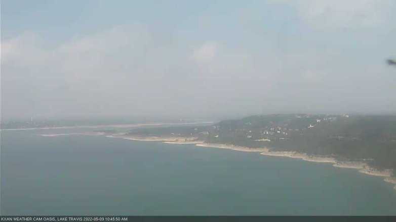 Lake Travis webcam, May 9, 2022 10:45 AM CT
