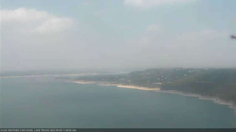 Lake Travis webcam, May 9, 2022 11:45 AM CT