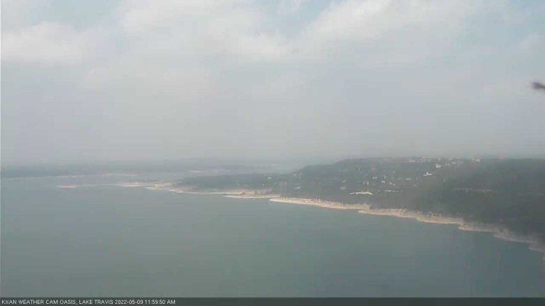 Lake Travis webcam, May 9, 2022 12:00 PM CT
