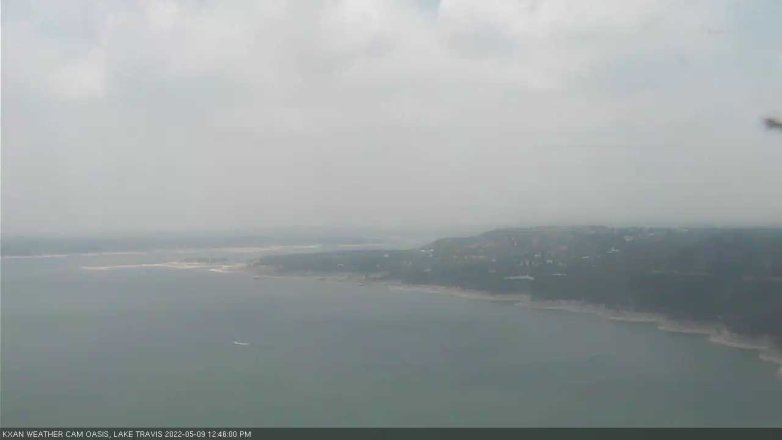 Lake Travis webcam, May 9, 2022 12:45 PM CT