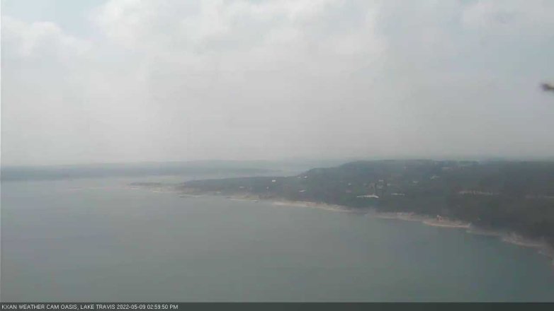 Lake Travis webcam, May 9, 2022 3:00 PM CT