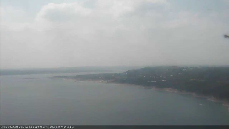 Lake Travis webcam, May 9, 2022 3:45 PM CT