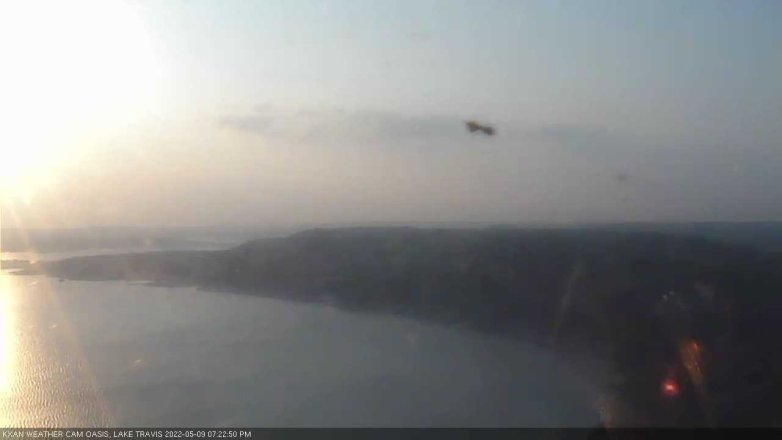 Lake Travis webcam, May 9, 2022 7:25 PM CT