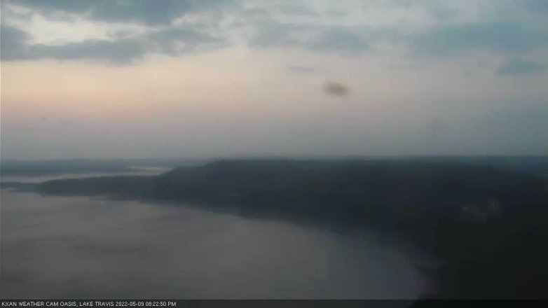 Lake Travis webcam, May 9, 2022 8:25 PM CT
