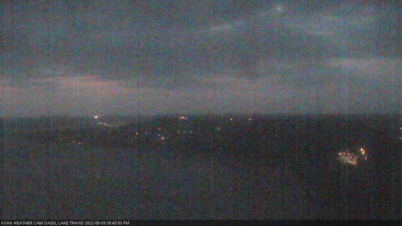 Lake Travis webcam, May 9, 2022 8:45 PM CT